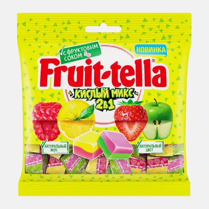 Жевательные конфеты Fruittella Кислый микс 70г