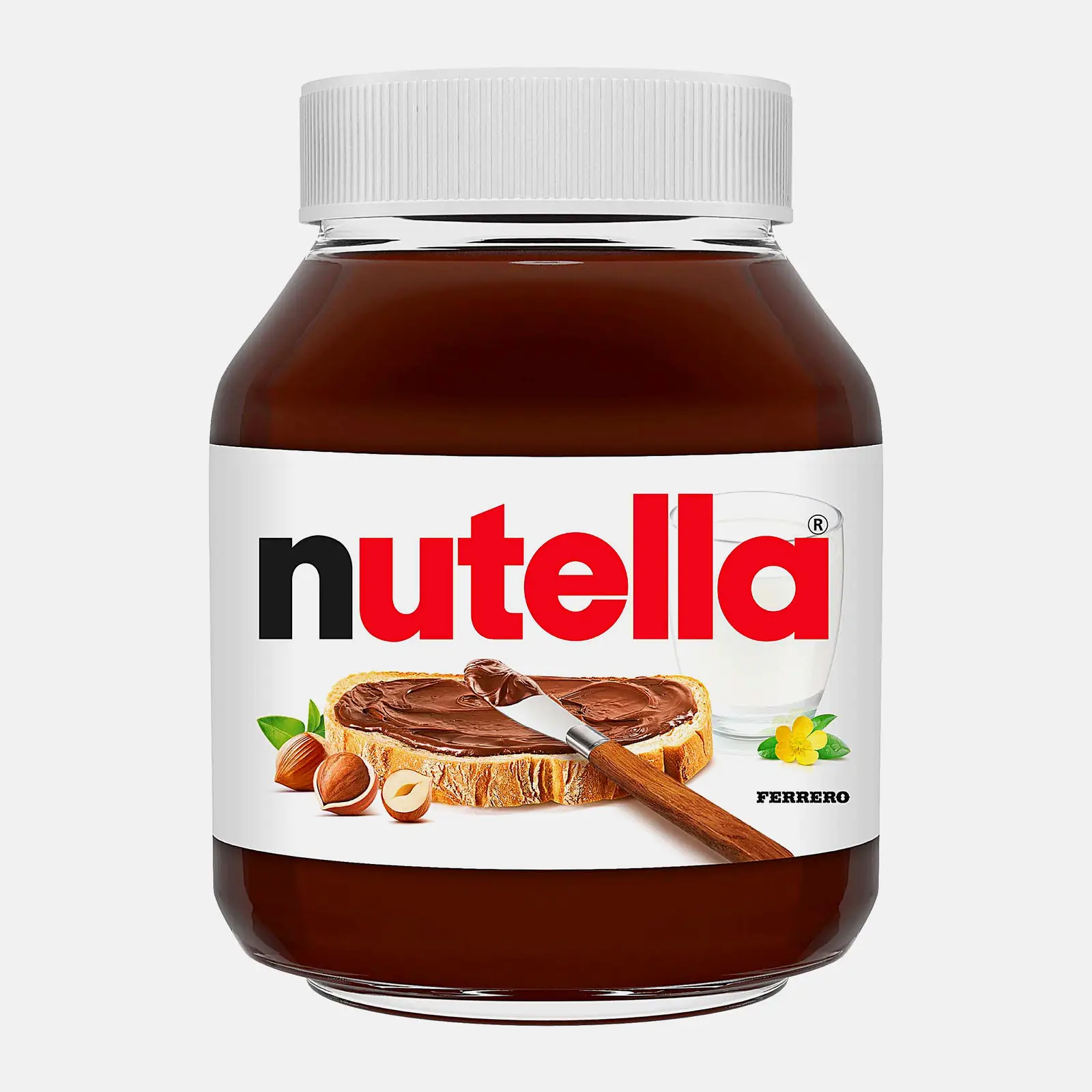 Изображение товара Паста ореховая с добавлением какао Nutella 180г - шоколадно-ореховое лакомство