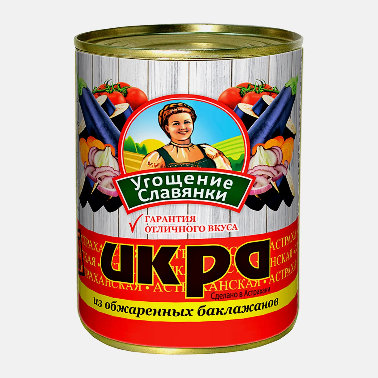 Изображение товара Икра из баклажан Угощение славянки 360г натуральный вкус и качество