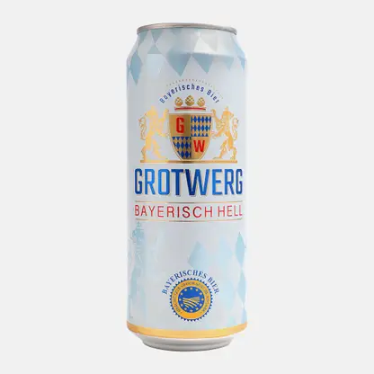 Пиво Grotwerg Bayerisch Hell светлое 4.7% 500мл