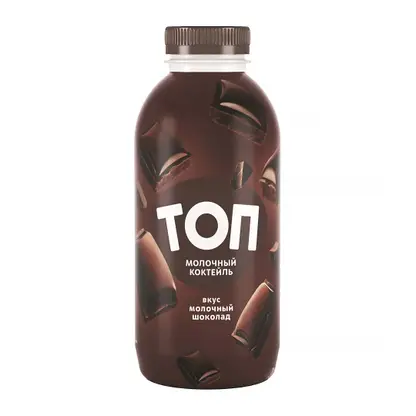 Изображение товара Молочный коктейль молочный шоколад Топ 2% 450г