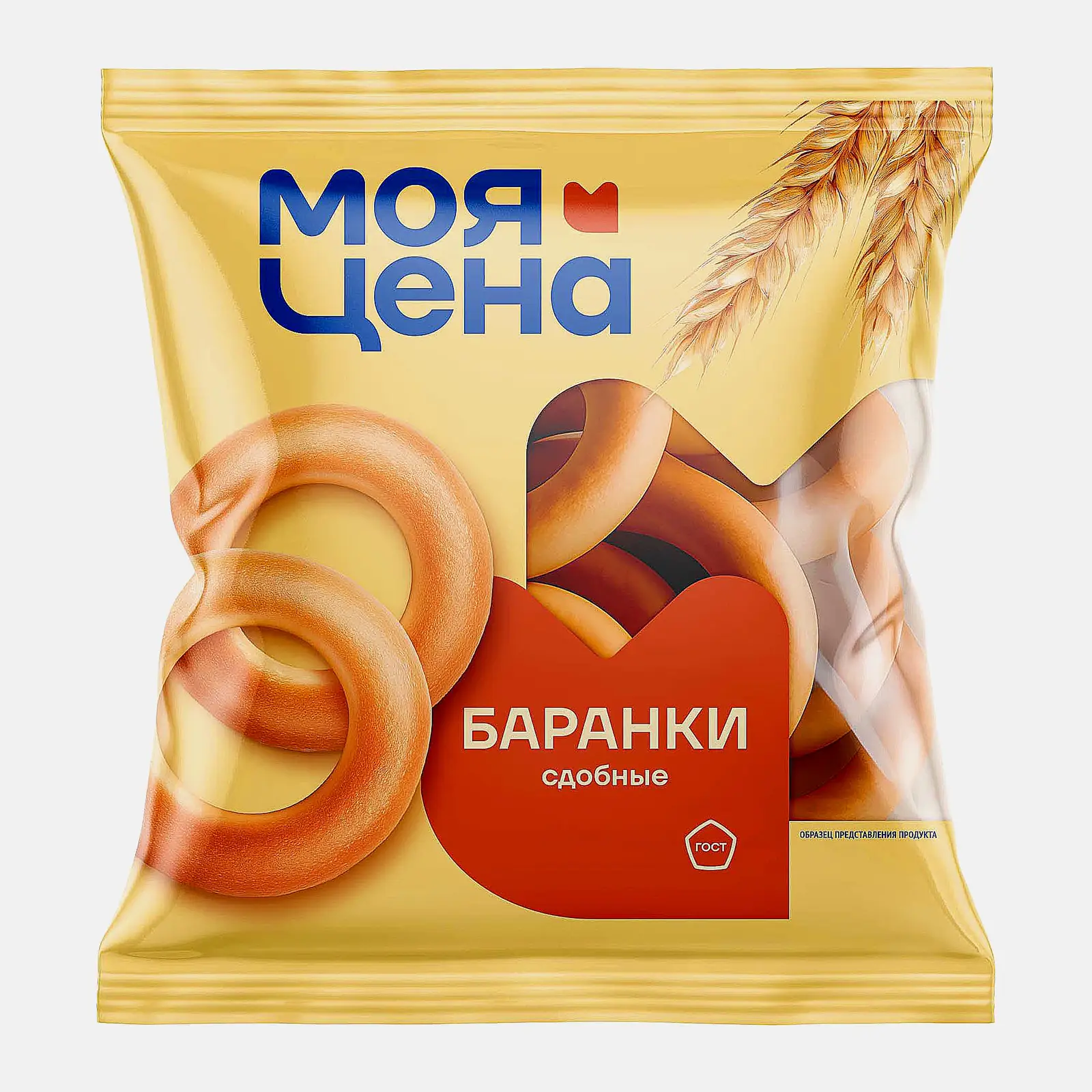 Изображение товара Традиционные сдобные баранки Моя цена 350 г на Кубанском комбинате хлебопродуктов