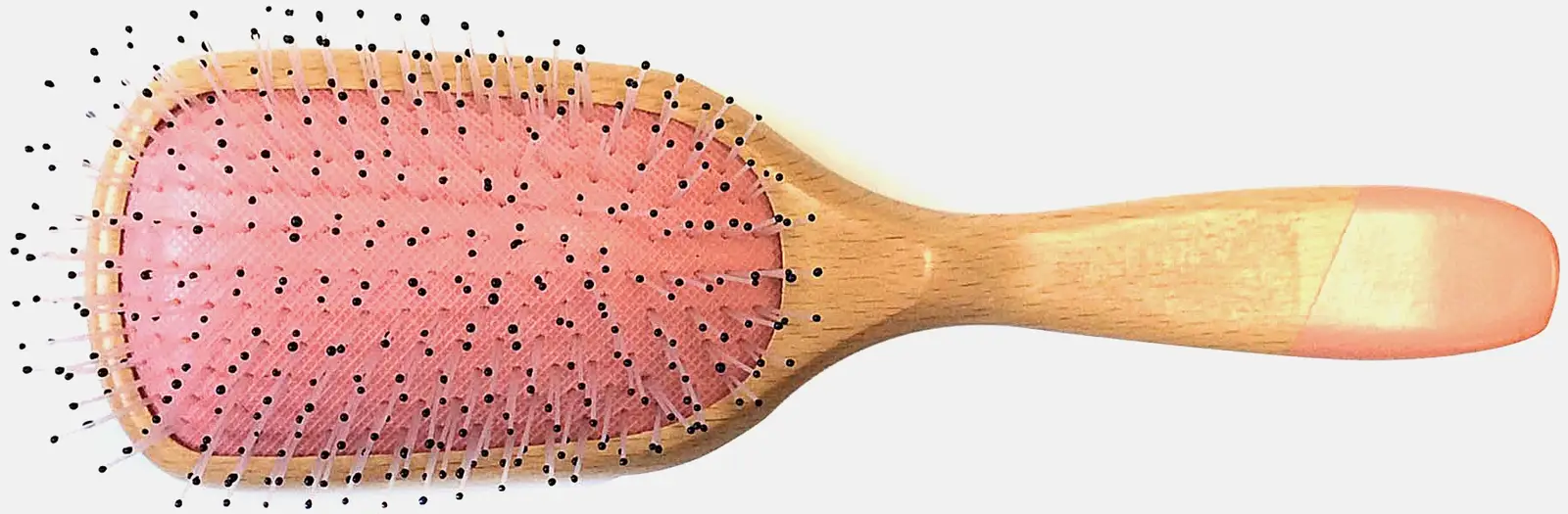 Расческа для волос LAF деревянная овальная светлая Wb0665RW 8*24*4см