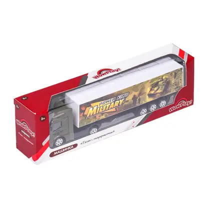 Изображение товара Тягач с полуприцепом 1:64 металл в ассортименте