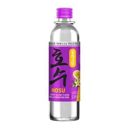 Газированный спиртной напиток Passionfruit & Vanilla Soju Hosu 12% 330мл
