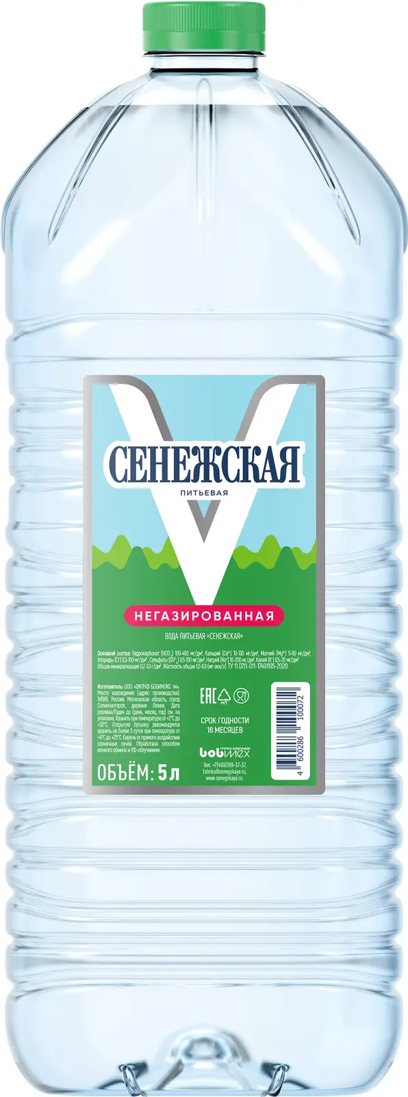 Вода Сенежская питьевая негазированная 5л — в каталоге на сайте сети Магнит  | Краснодар