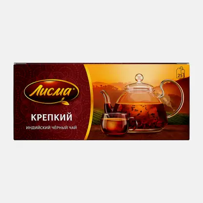 Чай черный Лисма Крепкий 25пак 50г