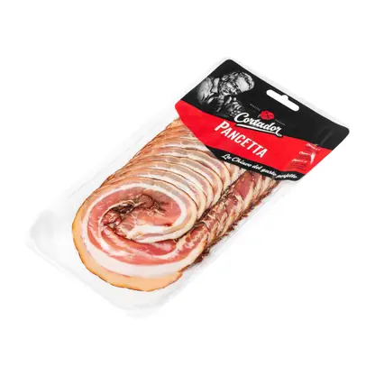 Изображение товара Бекон Cartador Панчетта сырокопченый нарезка 80г
