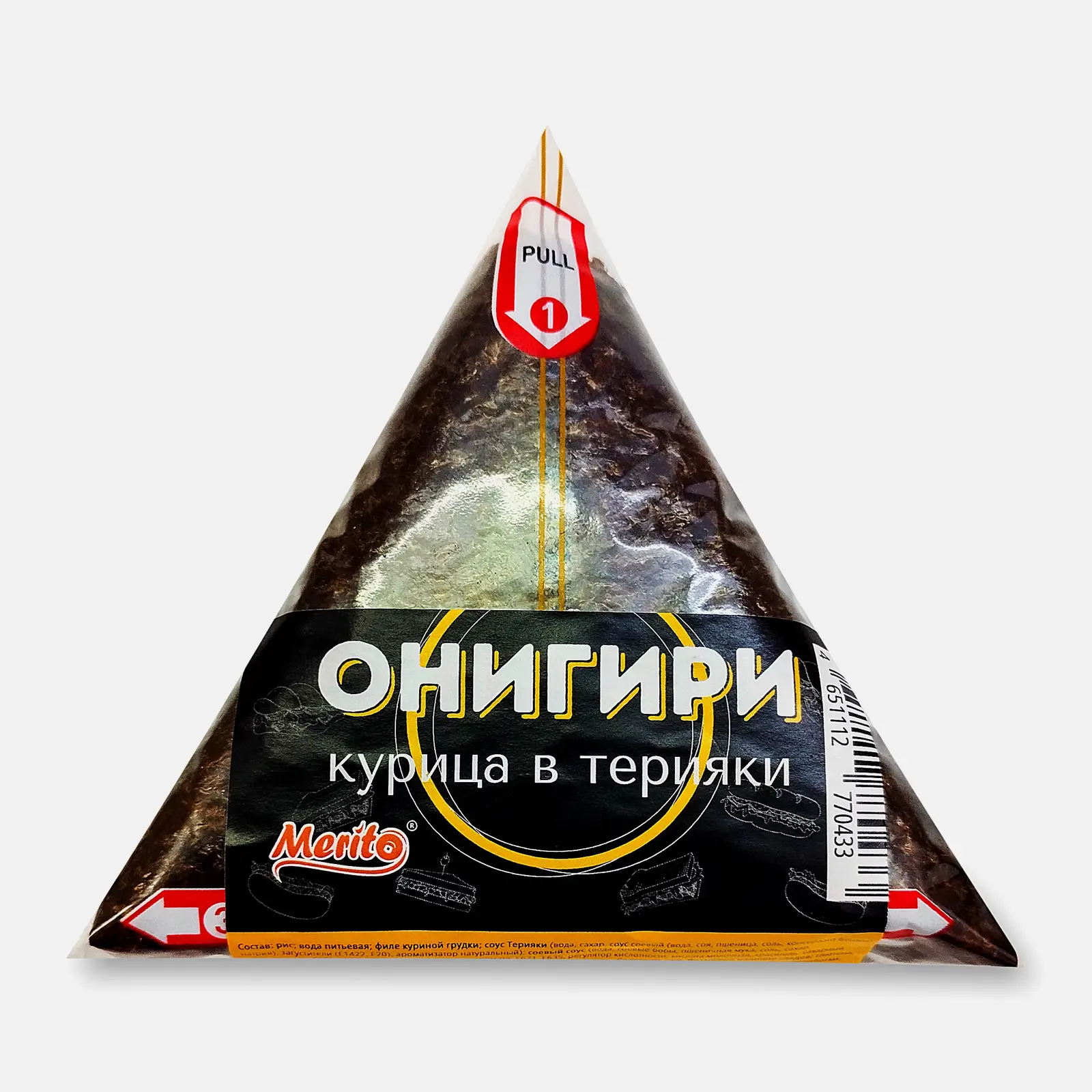 Онигири курица в терияки 100г - фото 3