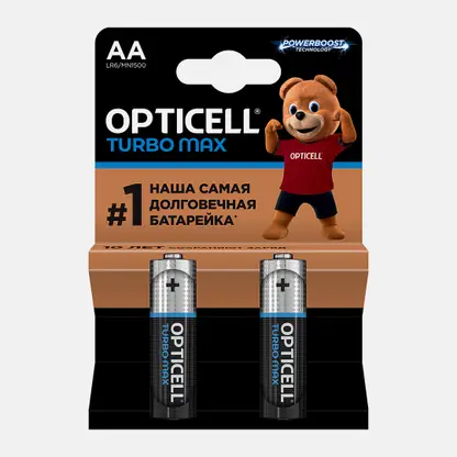 Батарейки AA Turbo Max Opticell 2шт