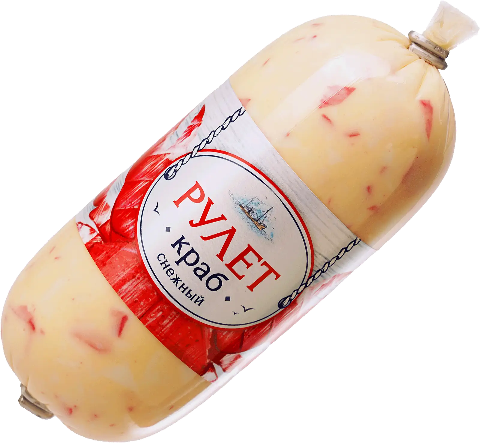 Изображение товара Рулет из крабового мяса имитация 350г Европром деликатес морепродукты