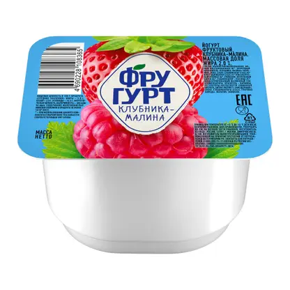 Изображение товара Йогурт Фругурт Клубника-Малина 2% 240г