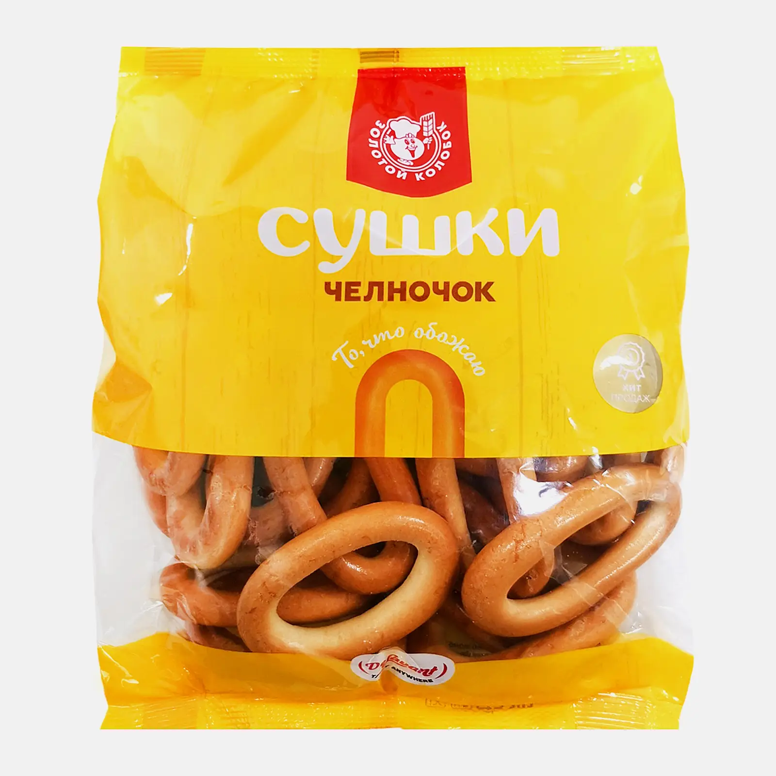 Изображение товара Сушки Золотой Колобок Челночок 300 г натуральный перекус