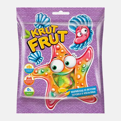 Мармелад жевательный Krut Frut Звездочки 100г