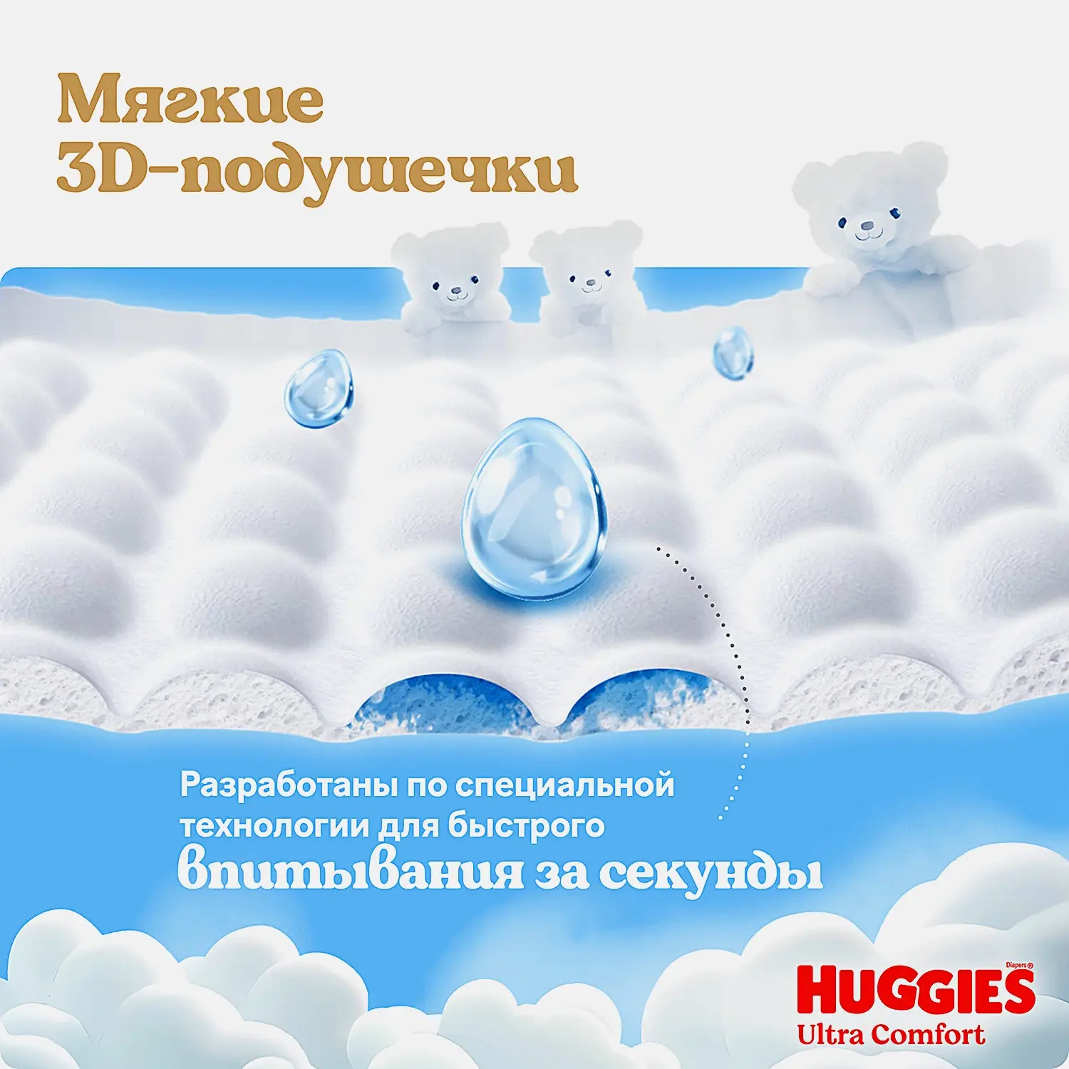 Подгузники для мальчиков №5 12-22кг Huggies Ultra Comfort 56шт - фото 5