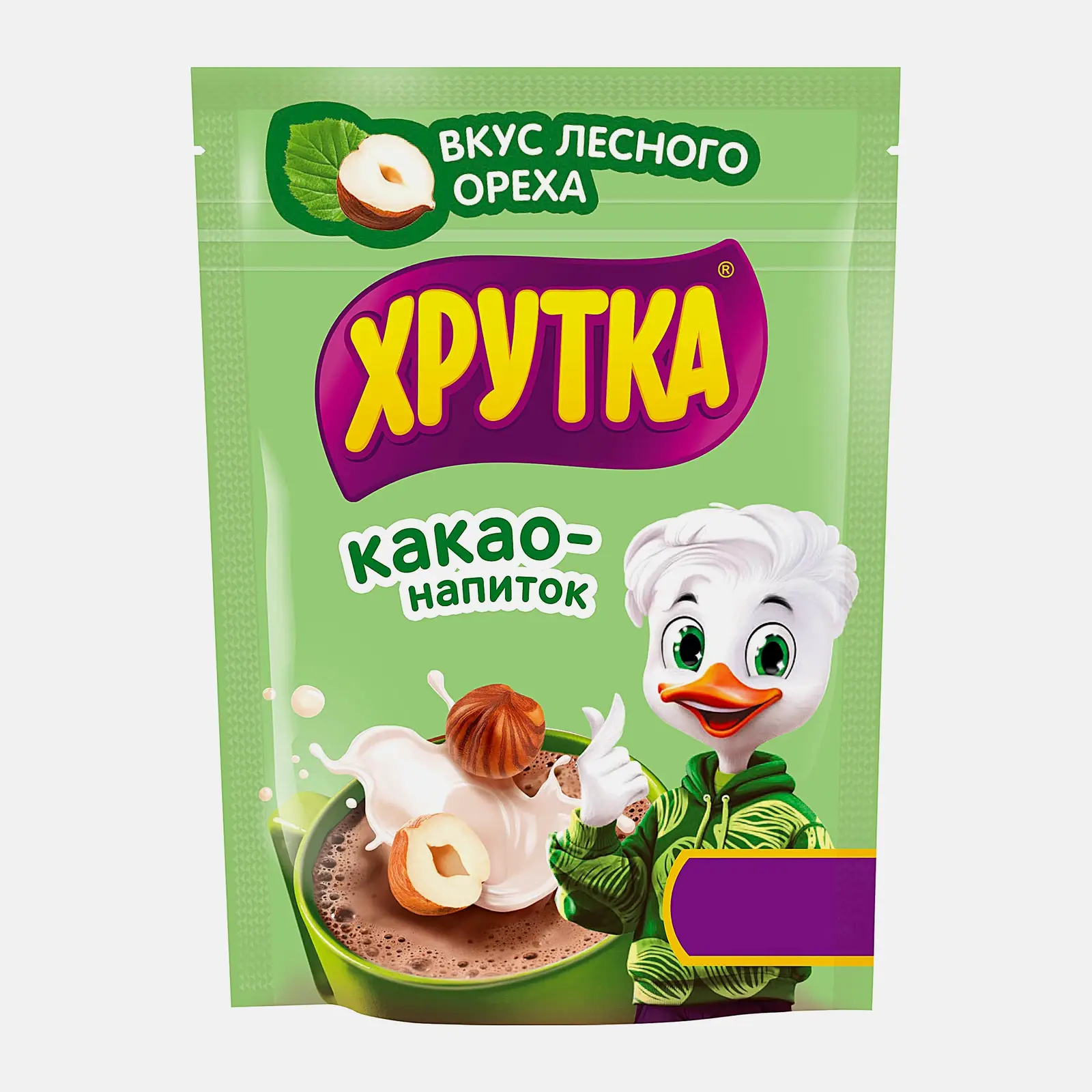 Изображение товара Какао напиток со вкусом ореха Хрутка 160г натуральный и ароматный