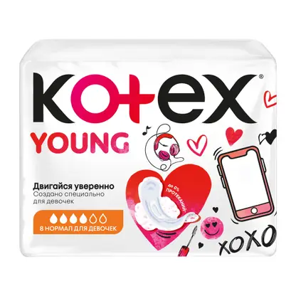 Изображение товара Прокладки Kotex Young 8шт