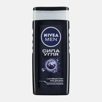 Гель для душа Сила угля NIVEA Men 250мл