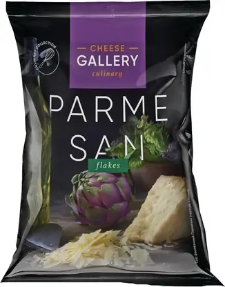 Изображение товара Сыр Cheese Gallery Пармезан тертый хлопья 38% 100г