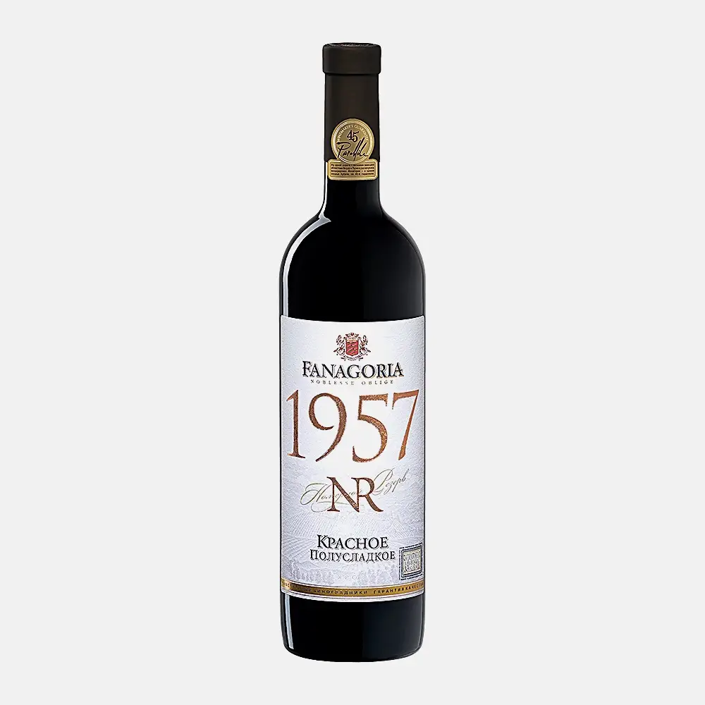 Изображение товара Fanagoria NR красное полусладкое вино 750мл 13 оригинальный сортосмесь