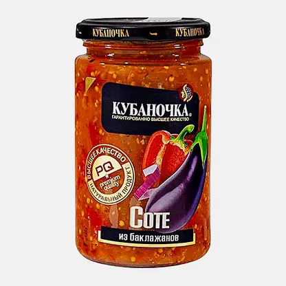 Соте из баклажанов Кубаночка 360г