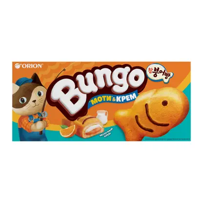 Изображение товара Пирожное с молочно-апельсиновой начинкой Bungo 120г