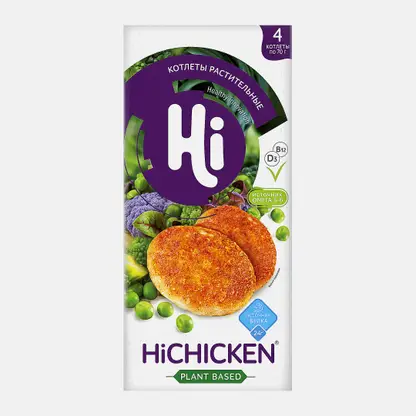 Котлеты Hi Hichicken растительные со вкусом курицы 280г