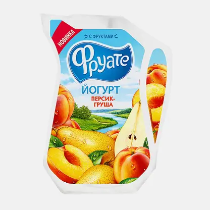 Йогурт Фруате Персик Груша 1.5% 250г