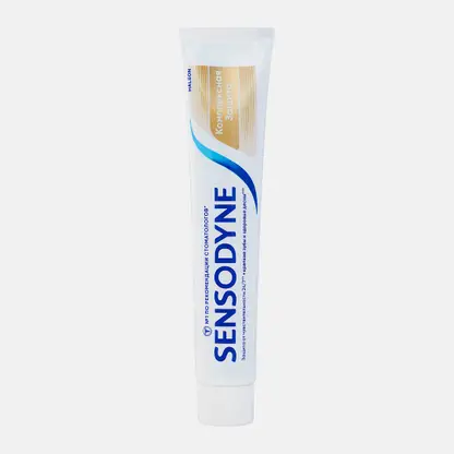 Зубная паста Sensodyne Комплексная Защита для чувствительных зубов с фтором освежающий мятный вкус 75мл