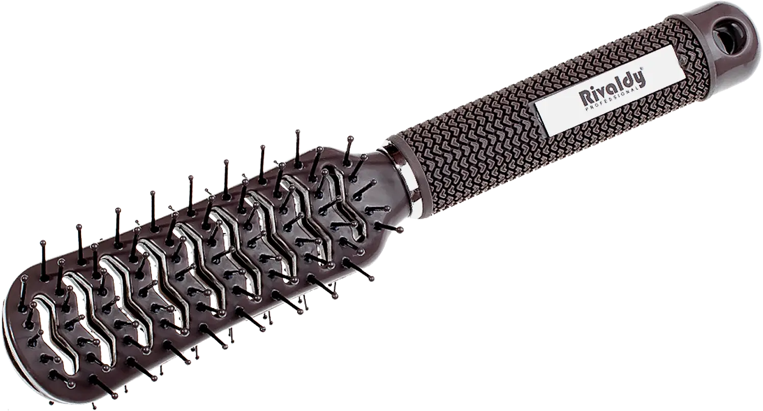 Расческа Магнат СМ6842 скелетная двухсторонняя brown 4.6*23*4.2см 78г