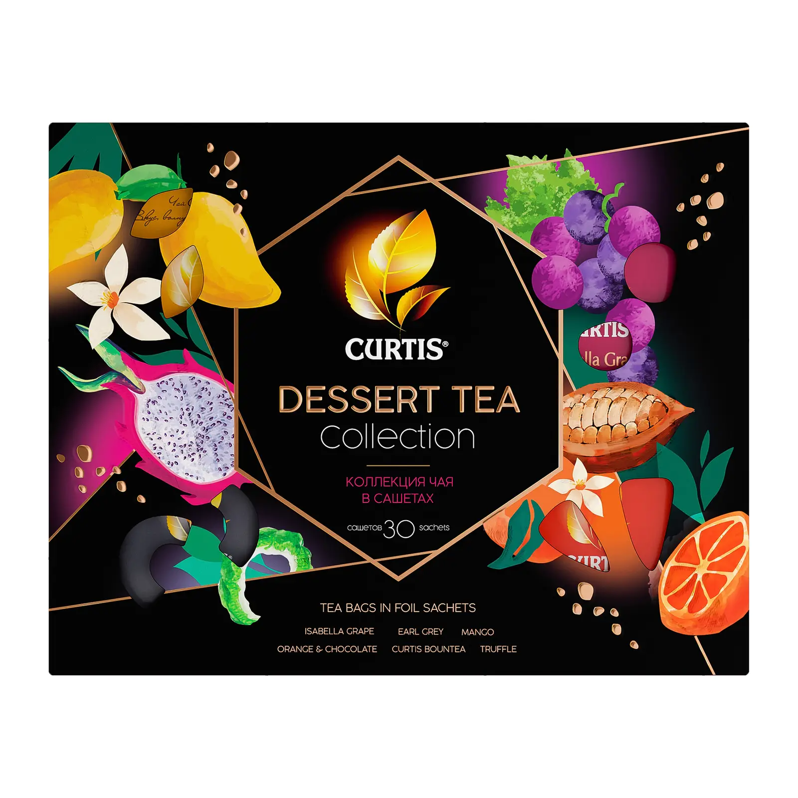 Изображение товара Чайное ассорти Curtis Dessert Tea Collection 30пак 50г