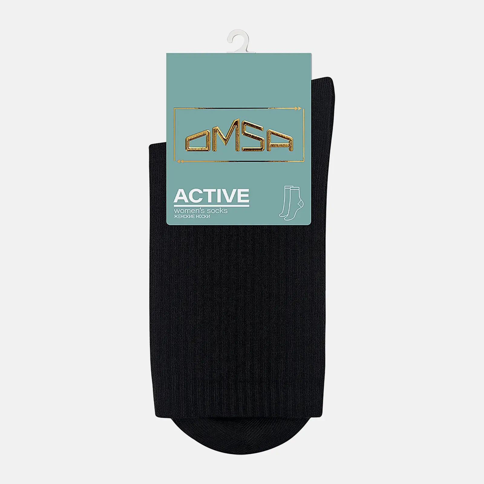 Черные носки женские р.35-38 Omsa Active Черные носки женские р.35-38 Omsa Active