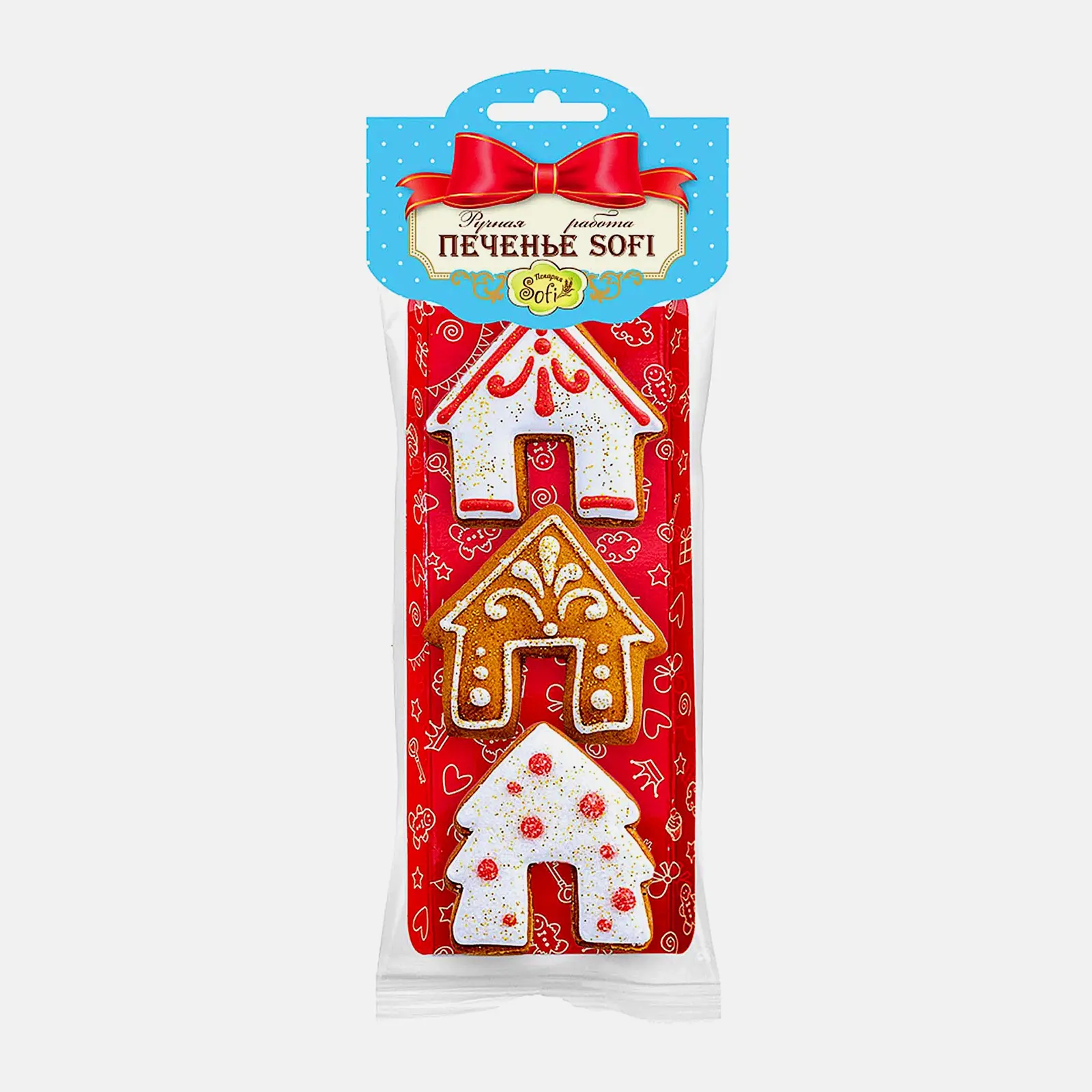 Печенье медовое Новогоднее Пекарня Sofi 45г