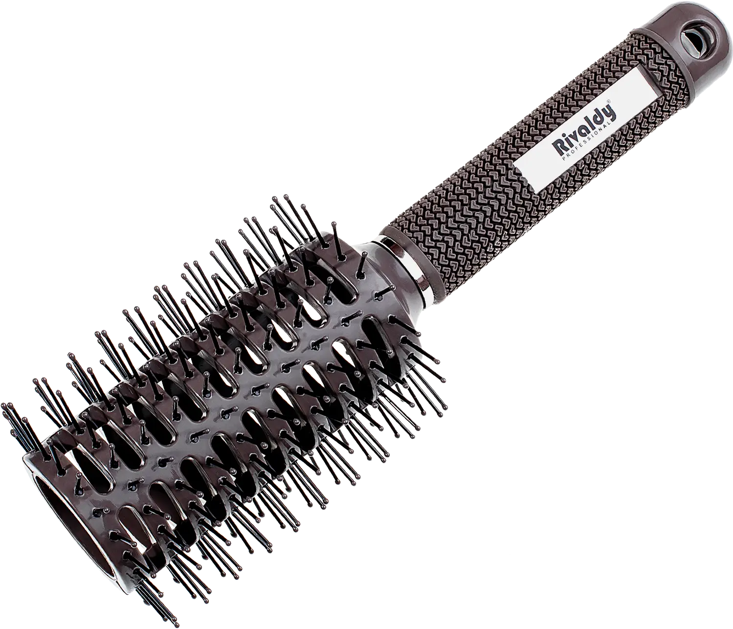 Расческа-брашинг Магнат Brown СМ6862 d-6см 85г