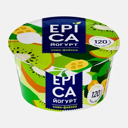 Йогурт Epica Киви Фейхоа 4.8% 130г