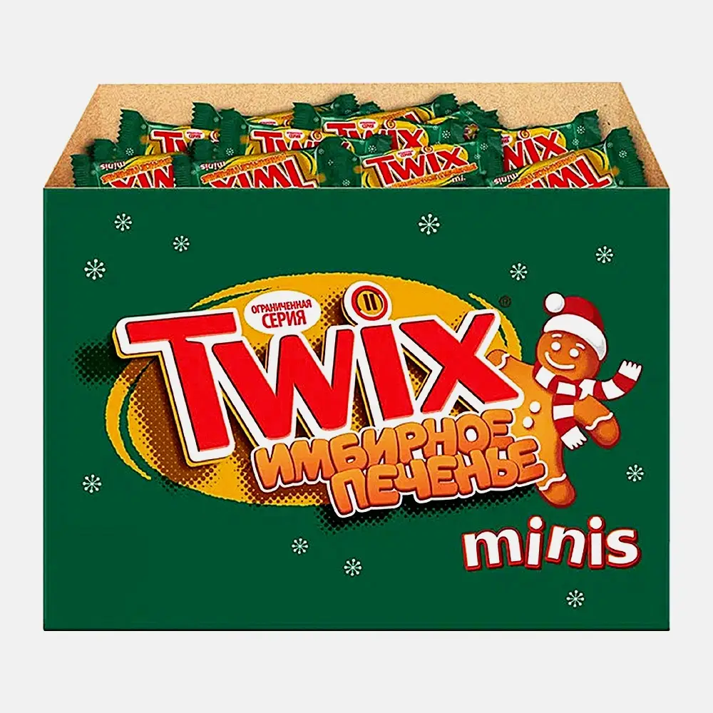 Конфеты имбирное печенье Twix Minis