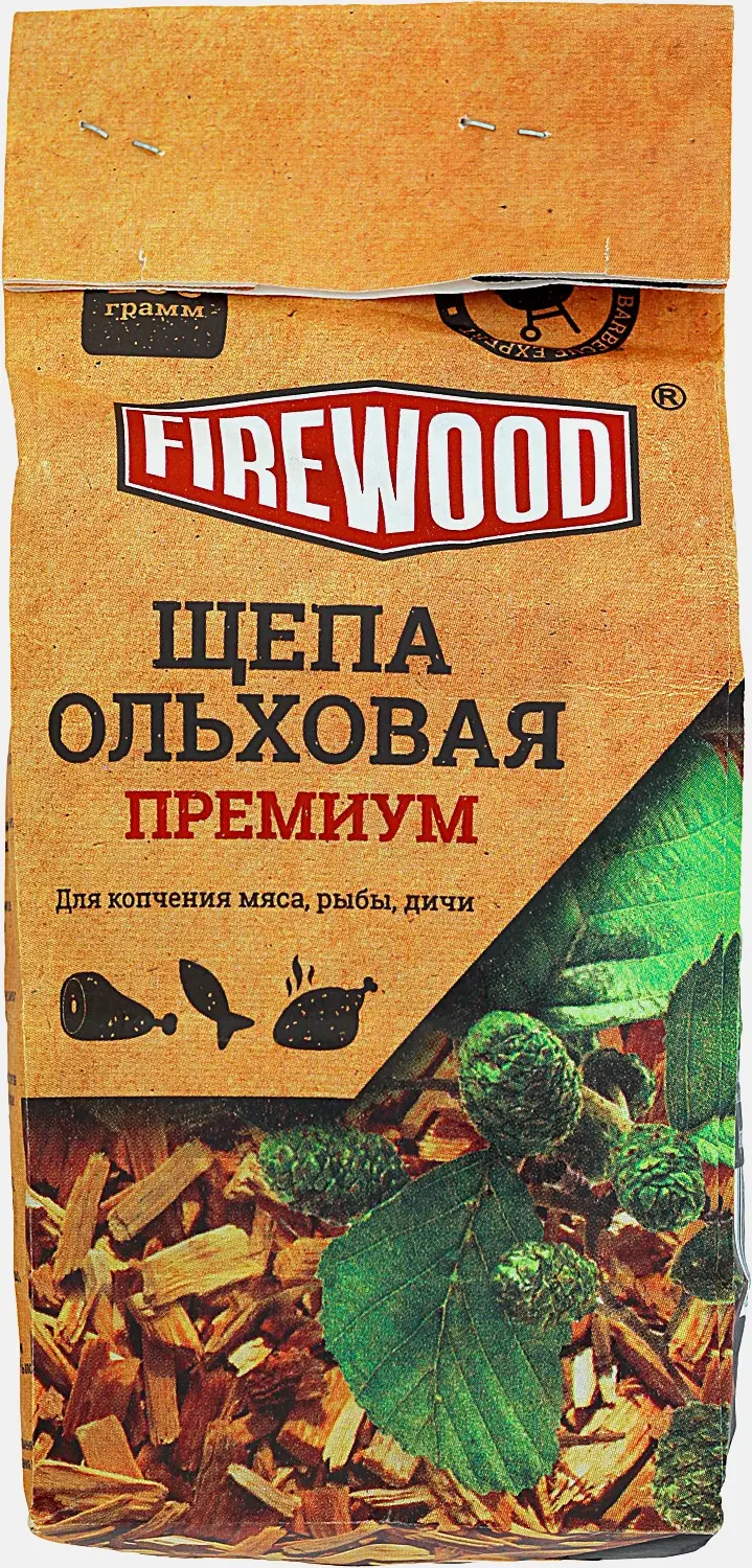 Щепа для копчения Депо Firewood Ольха 200г Щепа для копчения Депо Firewood Ольха 200г
