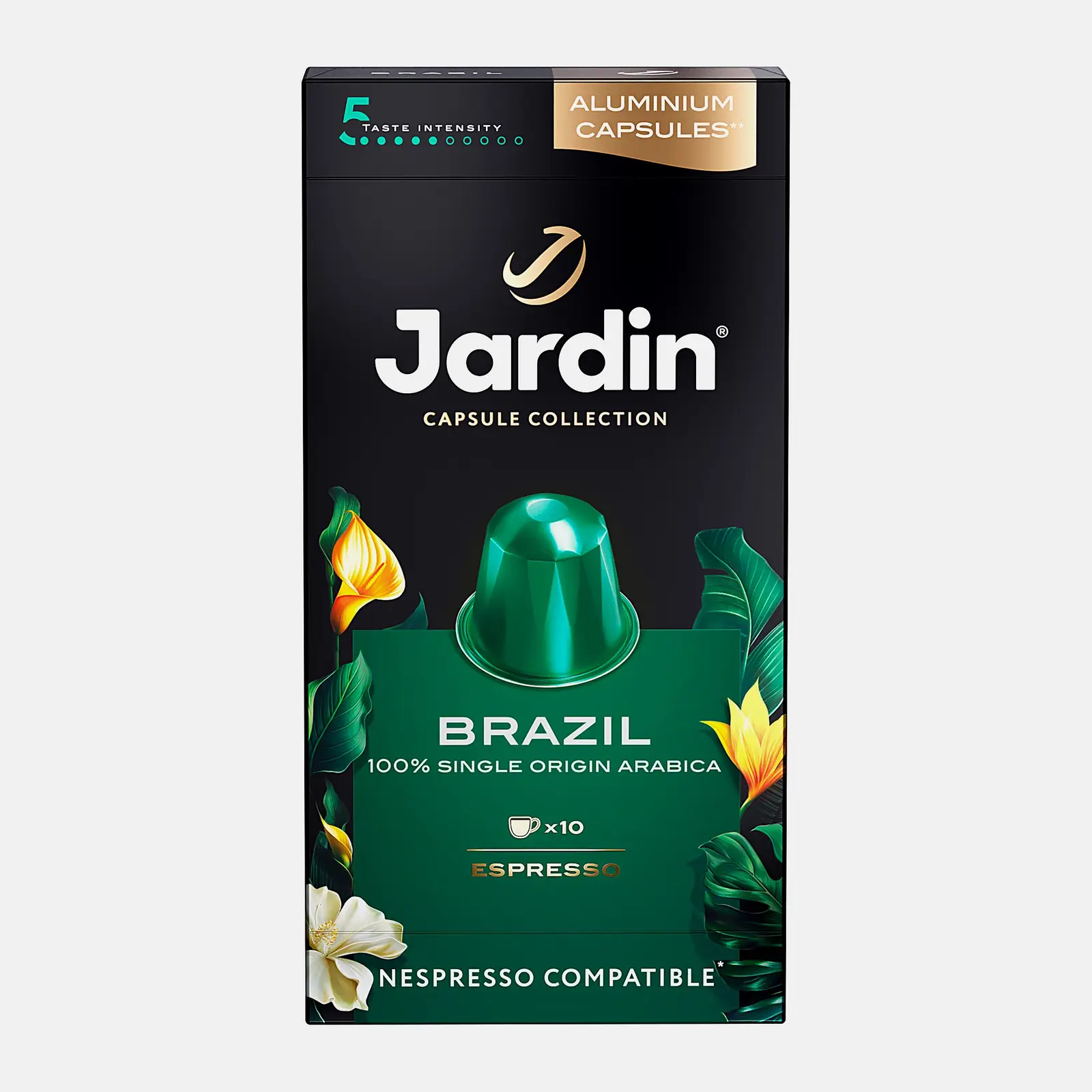 Кофе жареный молотый капсулы Jardin Brazil 10шт 50г