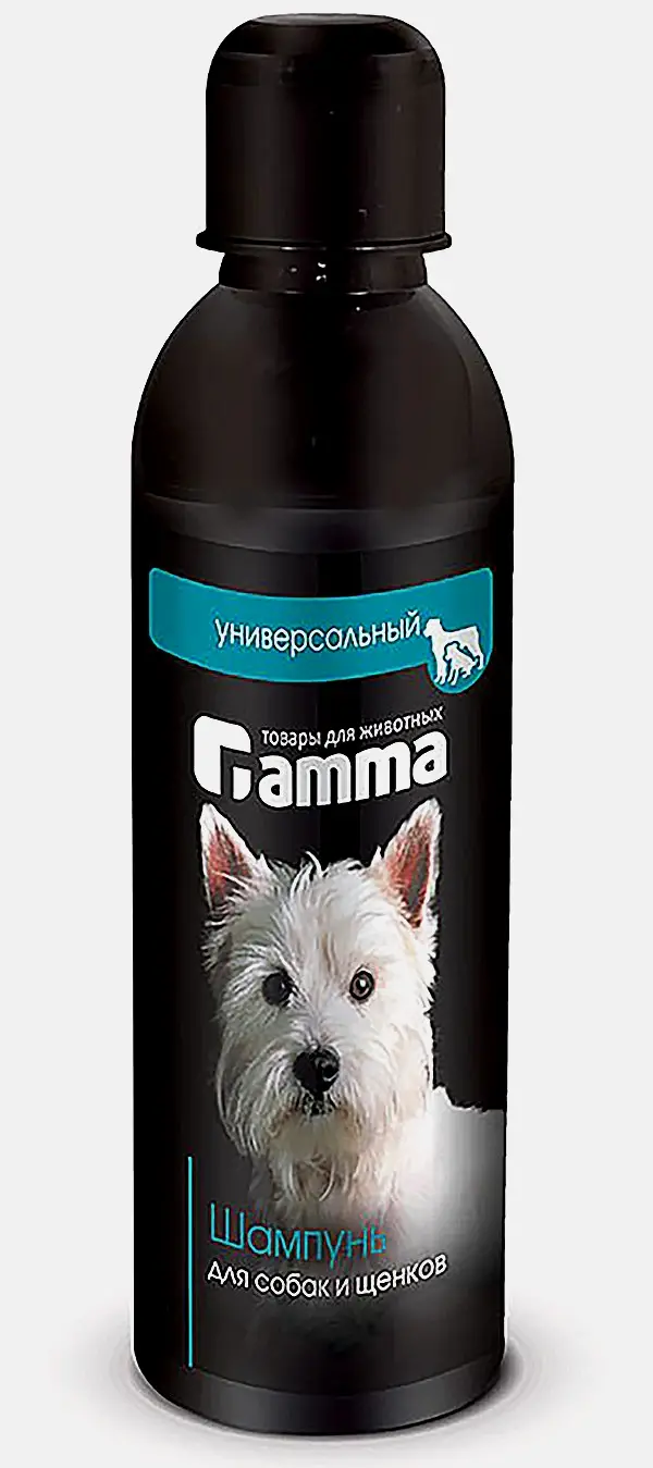 Изображение товара Универсальный шампунь для собак и щенков Gamma 250мл