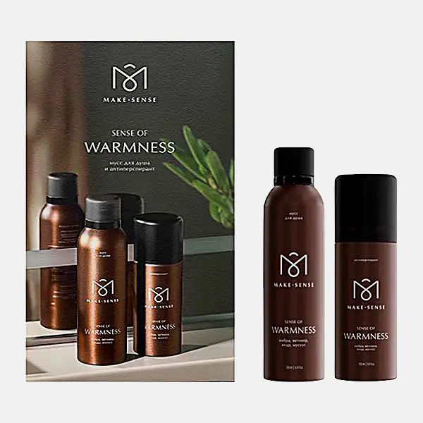 Подарочный набор Make Sense Sense of Warmness Мусс для душа 200мл + Антиперспирант 150мл в ассортименте