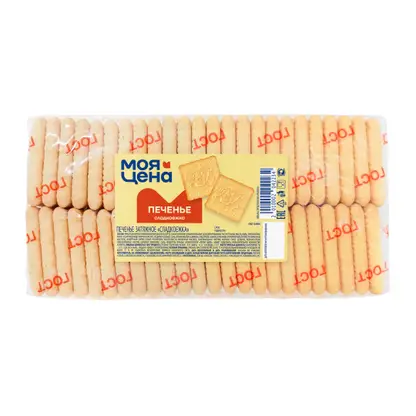 Изображение товара Печенье затяжное Моя цена Сладкоежка 500г для чаепития