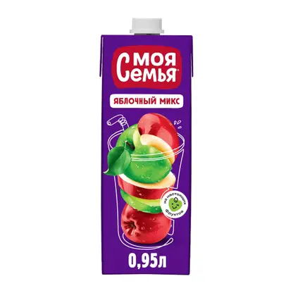 Изображение товара Яблочный сокосодержащий напиток Моя Бабушка 950мл натуральный без ГМО