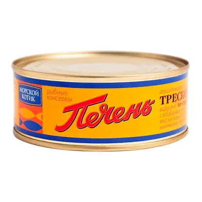 Изображение товара Печень тресковых рыб Морской котик По-скандинавски 240г