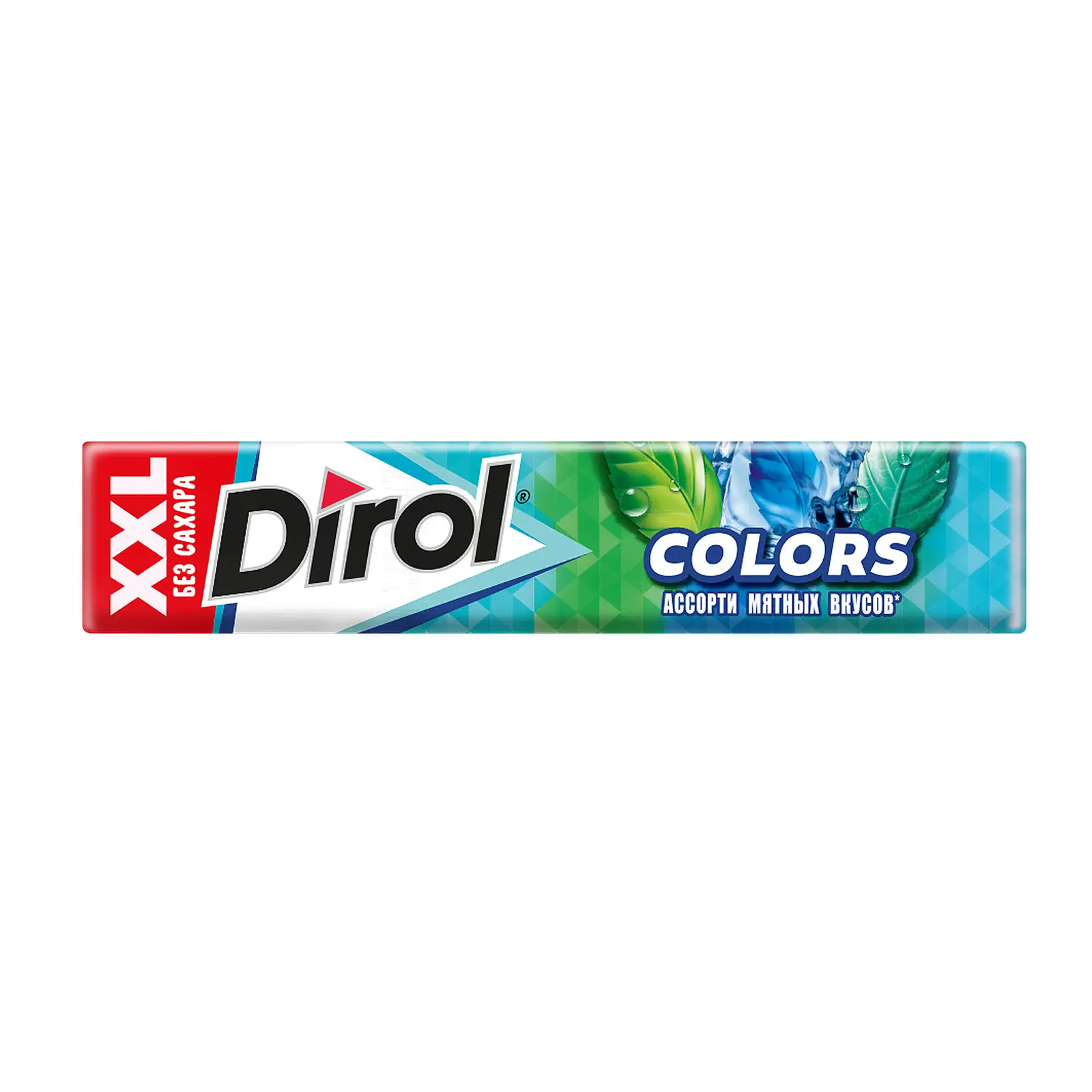 Изображение товара Жевательная резинка Dirol Colors XXL ассорти мятных вкусов 19г