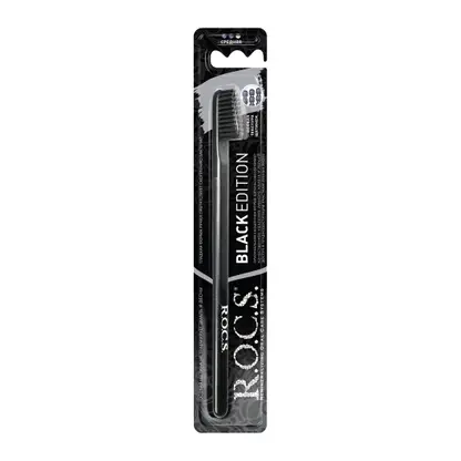 Изображение товара Зубная щетка R.O.C.S. Black Edition Classic средней жесткости