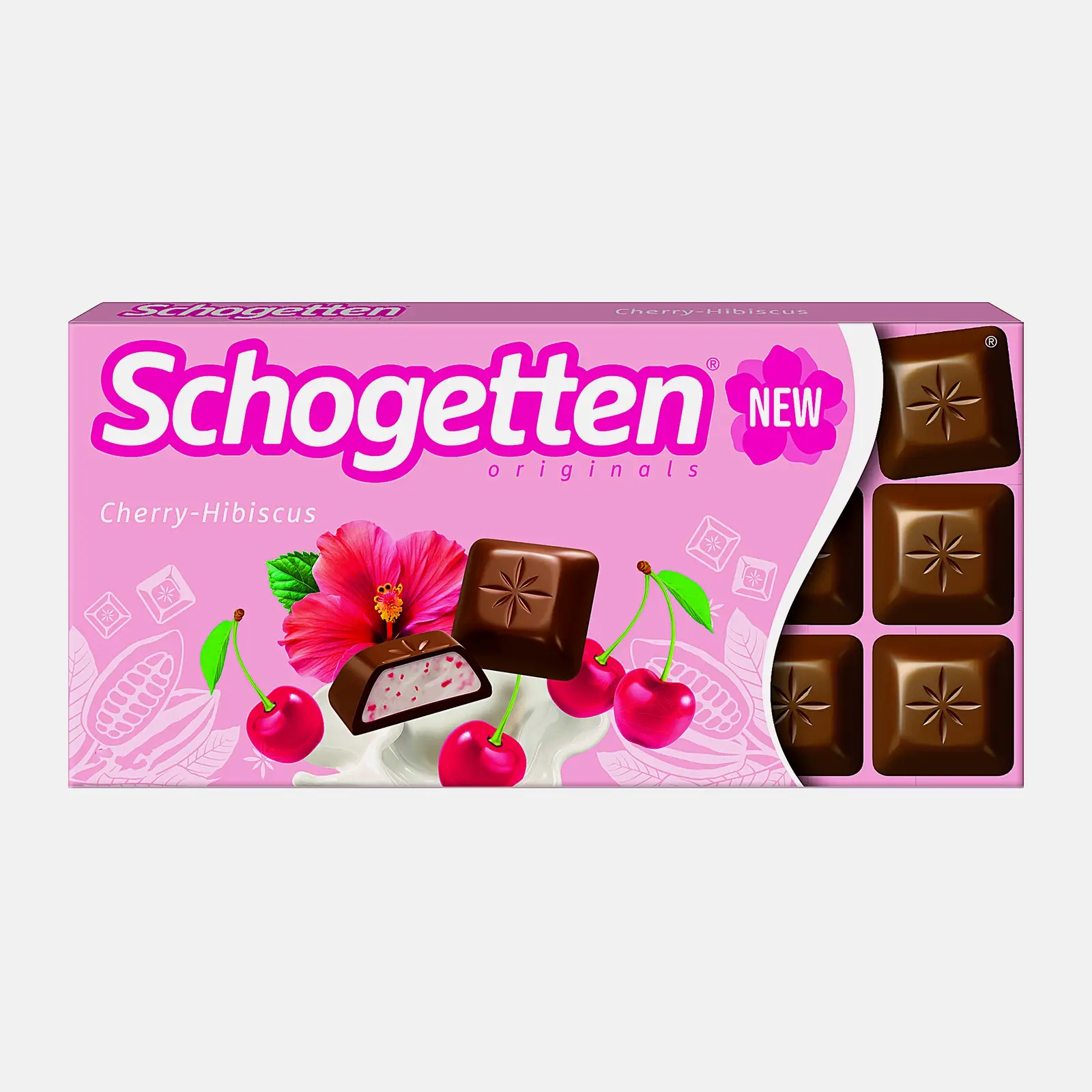 Шоколад молочный Cherry Hibiscus Schogetten 100г Шоколад молочный Cherry Hibiscus Schogetten 100г