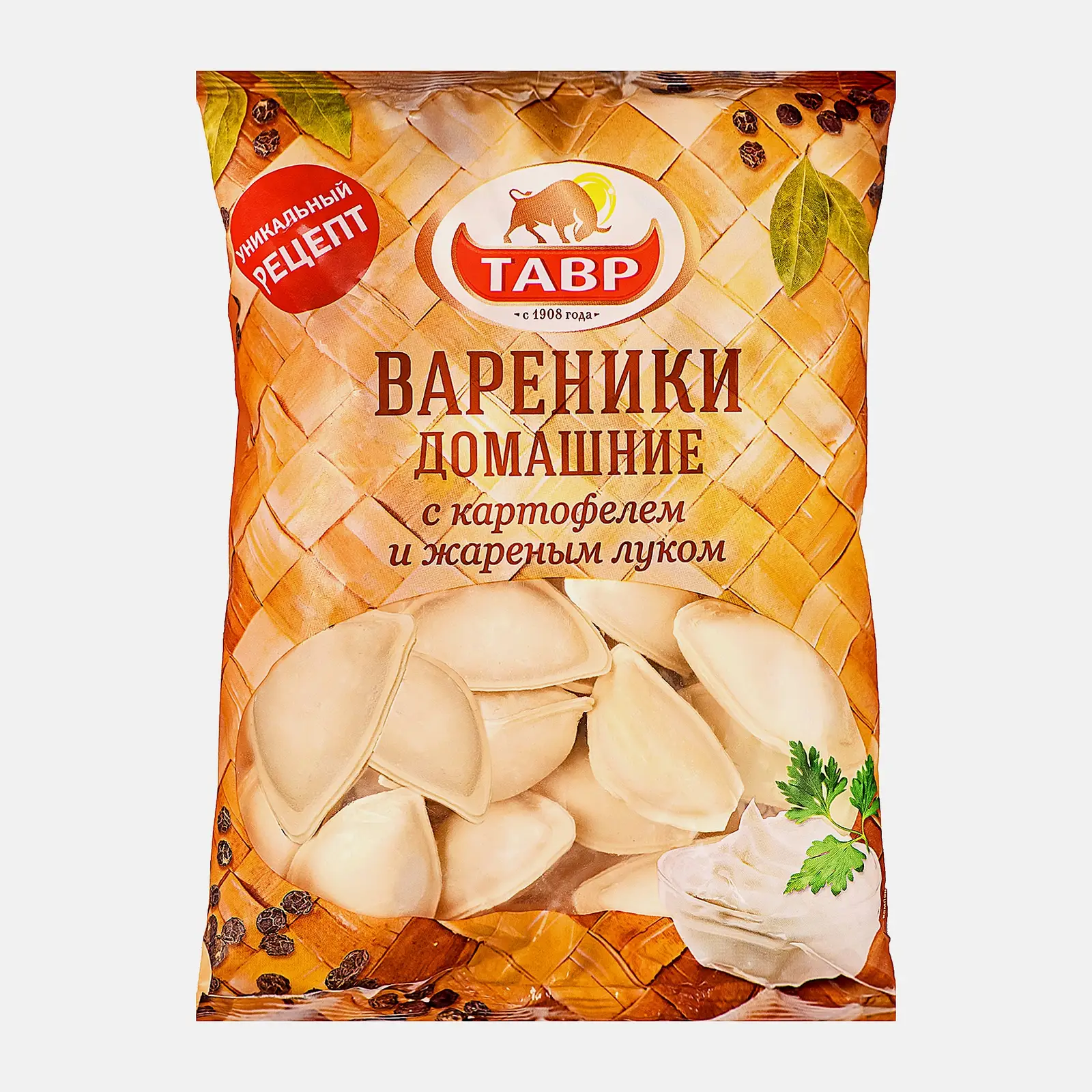 Вареники Тавр Домашние картофель и жаренный лук 900г - фото 2
