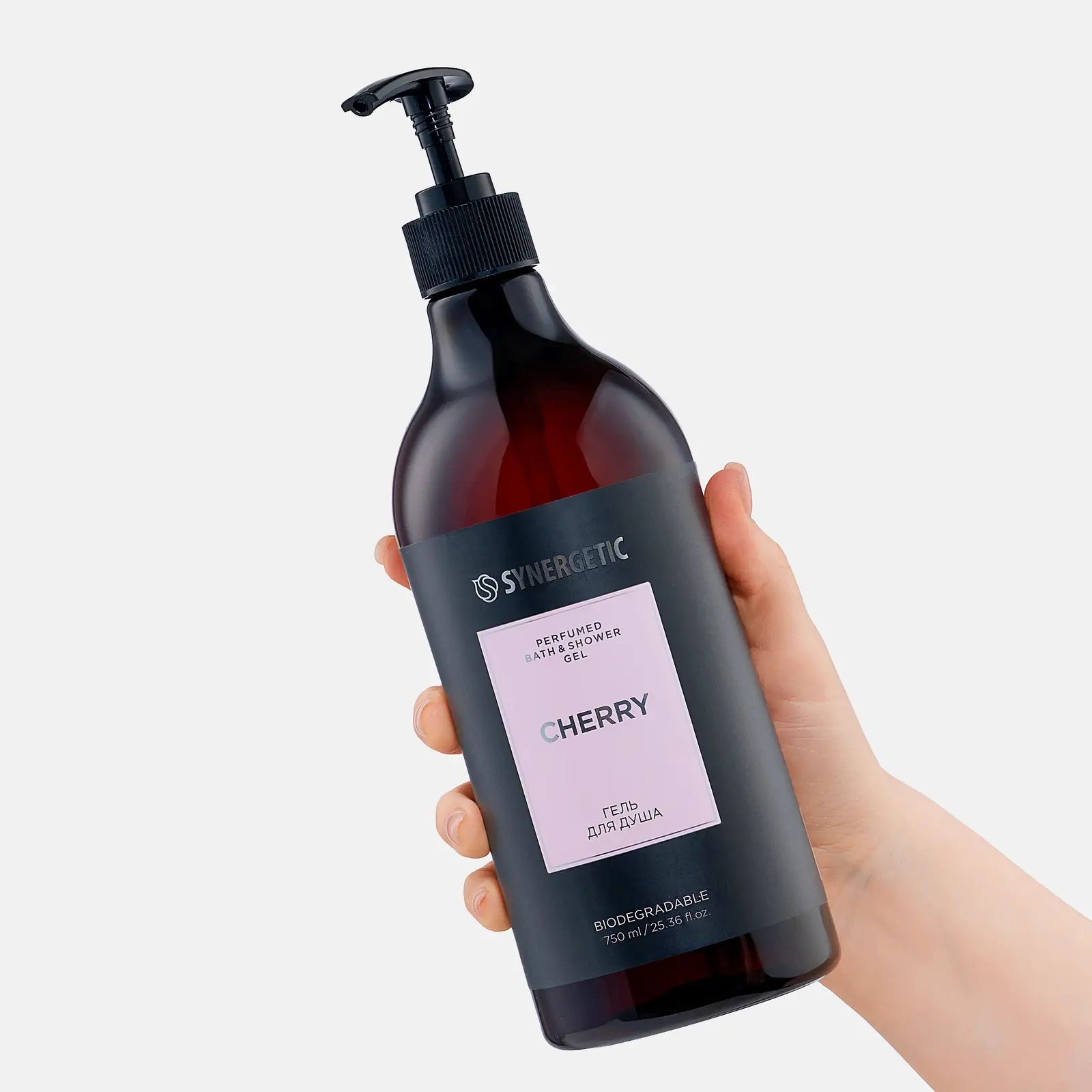 Гель для душа Cherry Synergetic 750мл - фото 2 Гель для душа Cherry Synergetic 750мл - фото 2