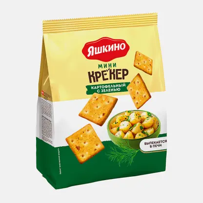 Крекер картофельный с зеленью Яшкино 180г