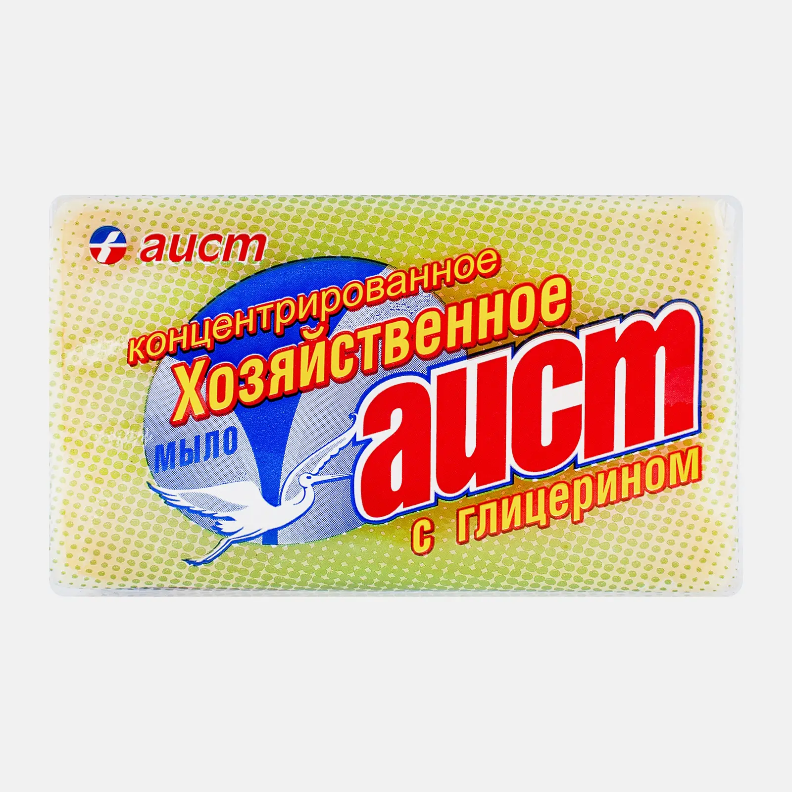 Изображение товара Мыло хозяйственное Аист с глицерином 150г